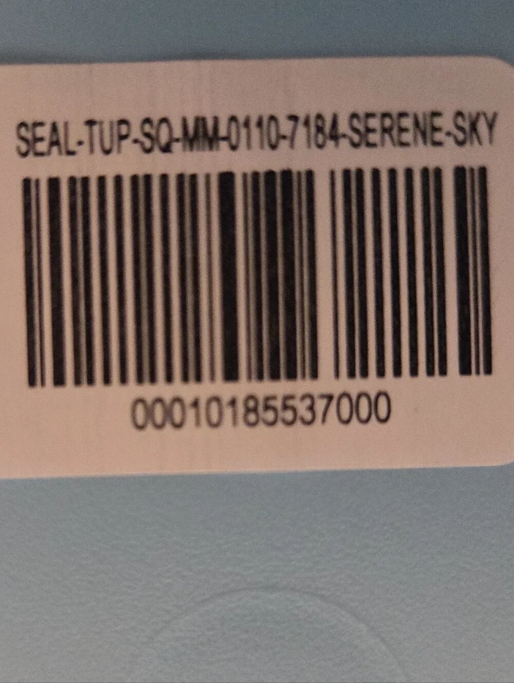 Tupperware Modular Mate Square Set/4 Serene Sky Seals NWT